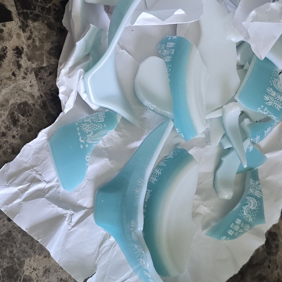 Aqua and White Party Supplies - Picture 1 of 6